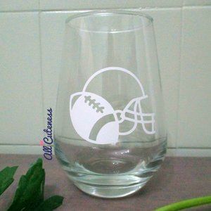 Football Wine Glass